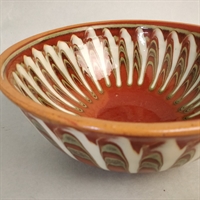 flot glasur gammel keramik skål genbrug dekorativ old ceramic